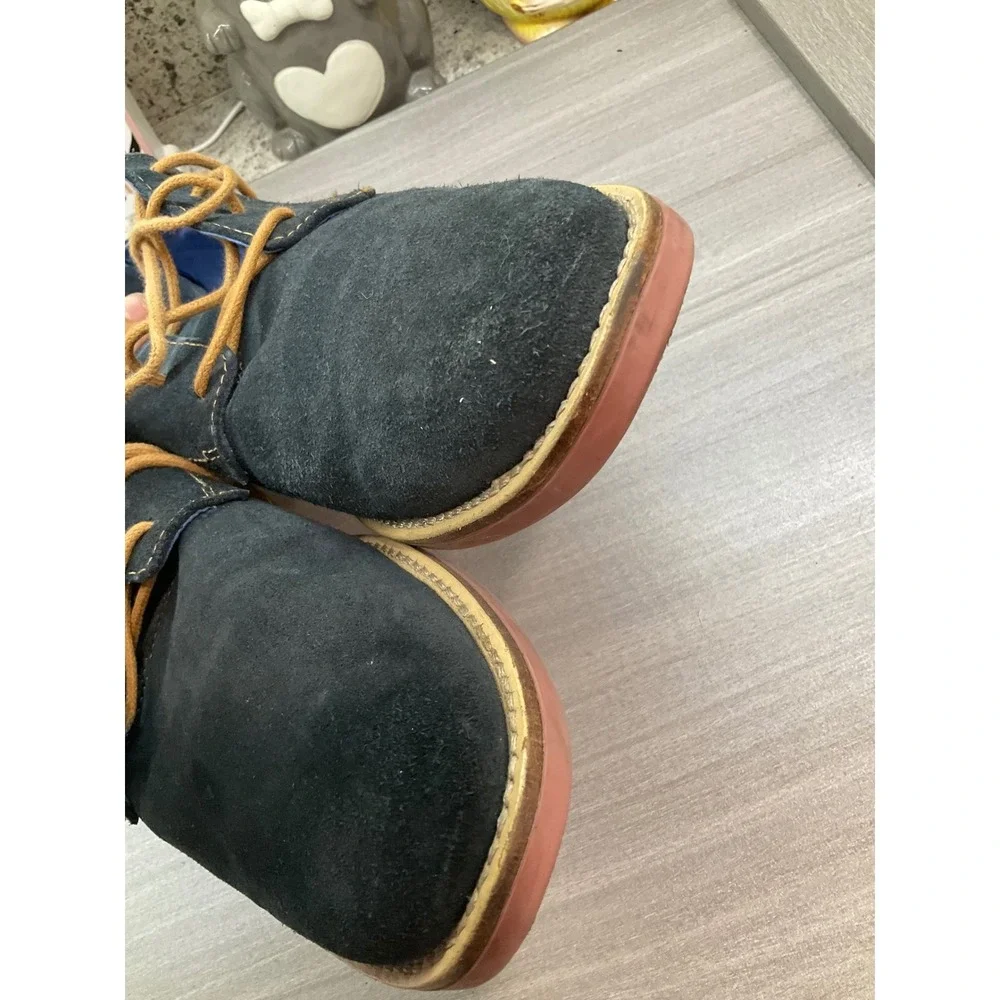 MARK NASON BY SKECHERS‎ NAVY BLUE SUEDE LEATHER OXFORD COMFORT MENS
